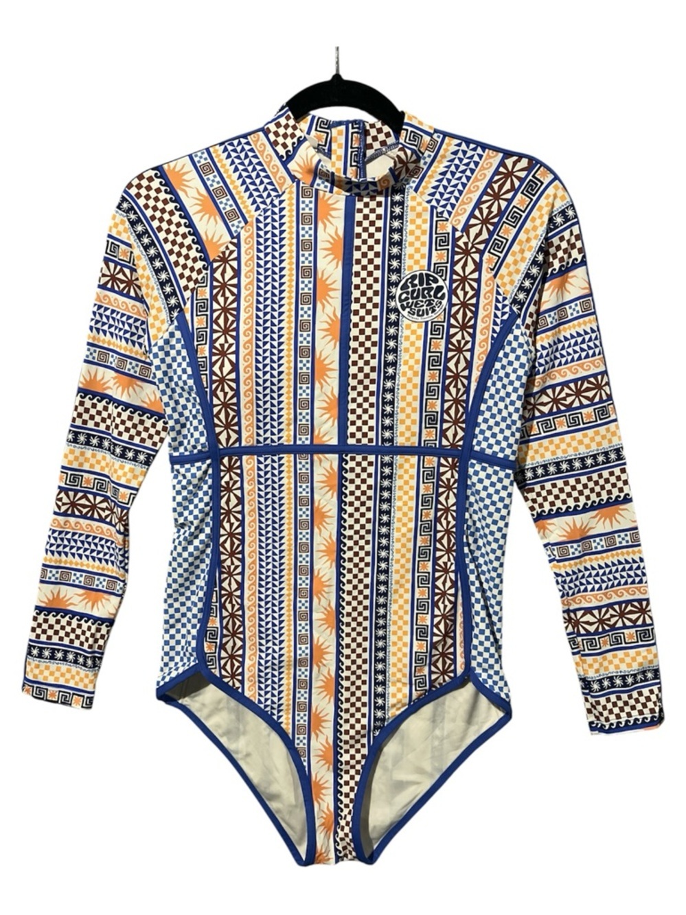 Rip Curl Surf Suit Women’s Large Multicolor San Carlos UPF Long Sleeve